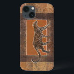 Coque Case-Mate iPhone Léopard sur l'arrière - plan d'orange et de brun<br><div class="desc">Le Normand Wyatt a une collection extraordinaire d'art capturer la beauté des animaux. L'arrière - plan est Afrique-orienté,  avec les oranges pointues et les bruns et le dessin d'un léopard sur lui se mélange parfaitement avec lui. Appréciez la nature la plus fine avec cette image aujourd'hui.</div>