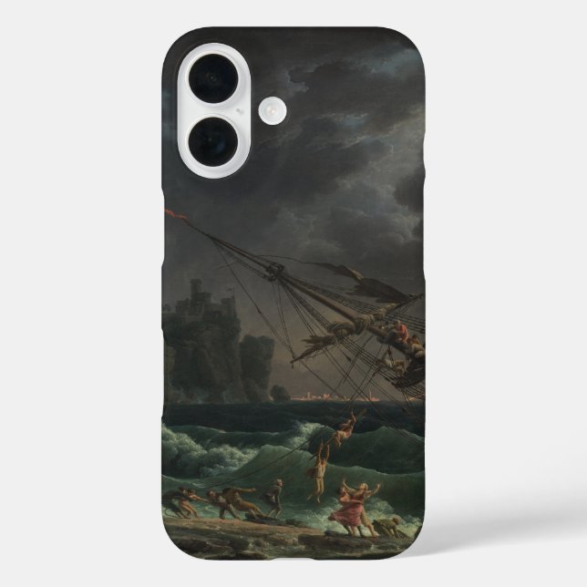 Coques Case-Mate iPhone L'épave par Claude-Joseph Vernet (Verso)