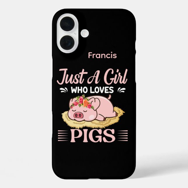 Coques Case-Mate iPhone Les amateurs de cochon adorent l'art du mot (Verso)