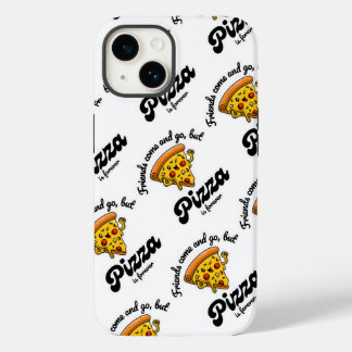 Coque Case-Mate iPhone Les amis viennent et s'en vont, mais la pizza est 