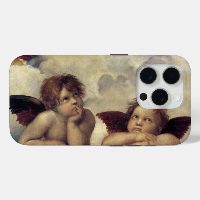 Coques Case-Mate iPhone Les anges de Raphaël (Verso (horizontal))