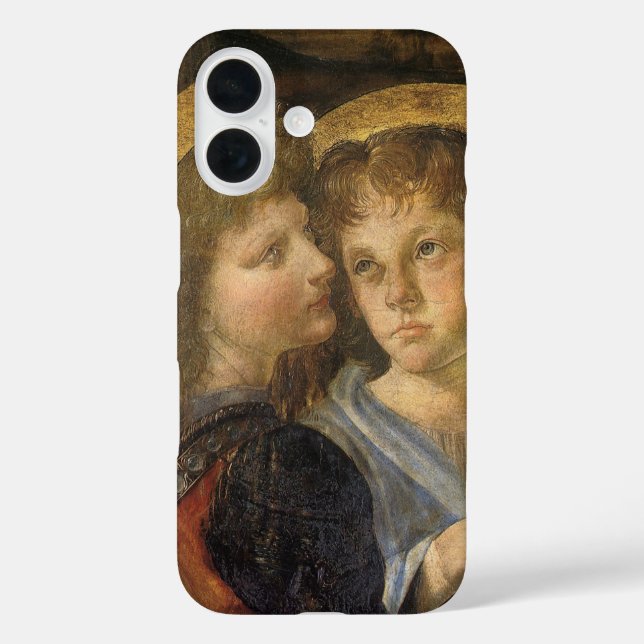 Coques Case-Mate iPhone Les Anges du Baptême du Christ de Léonard de Vinci (Verso)
