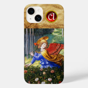 Coque Case-Mate iPhone Les anges rassemblent les fleurs dans un paysage c