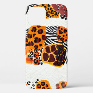 Case-Mate iPhone Case Les animaux sauvages mélangent motif sans soudure