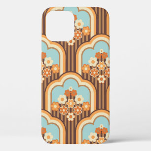 Case-Mate iPhone Case les années 70 papier peint design transparent, fle