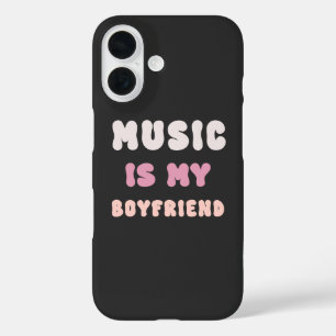 Coque Pour iPhone 16 les années 70 Typographie Super - La musique est m
