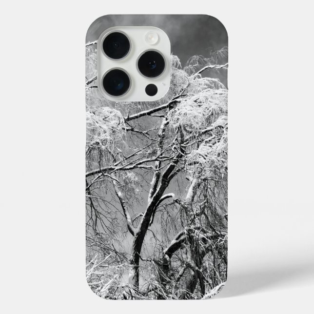Coques Case-Mate iPhone les arbres l'hiver (Verso)