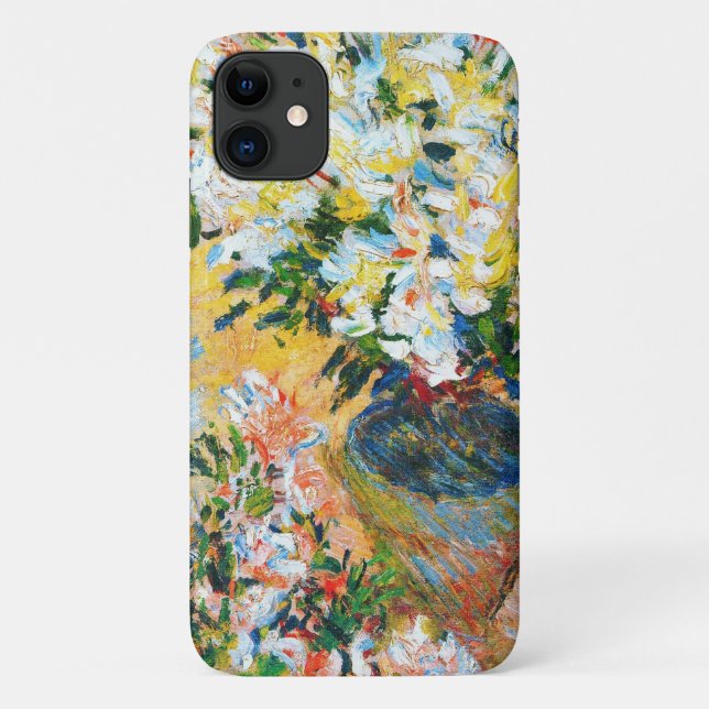 Coques Case-Mate iPhone Les Azalés blancs dans l'art des fleurs de Pot Cla (Dos)
