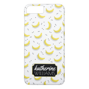 Etui iPhone Case-Mate Les bananes géométriques ajoutent votre nom