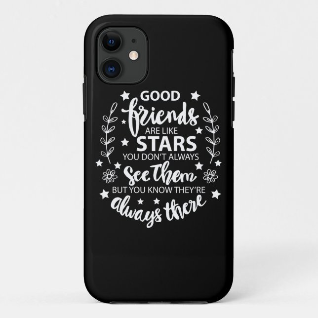 Coques Case-Mate iPhone Les Bons Amis Sont Comme Des Étoiles (Dos)