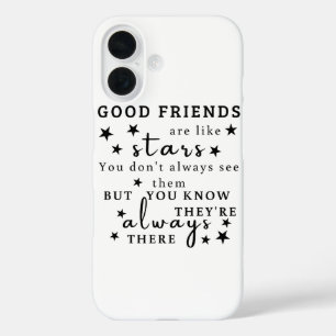 Coque Pour iPhone 16 Les bons amis sont comme des étoiles : Art de cita