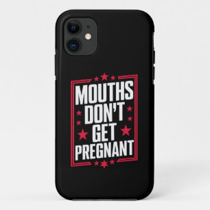 Case-Mate iPhone Case Les bouches ne tombent pas enceintes