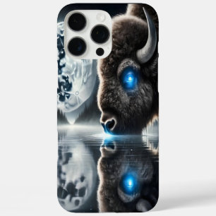 Coque iPhone 16 Pro Max Les buffles sous la canopée cosmique