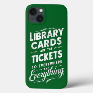 Case-Mate iPhone Case Les Cartes De Bibliothèque Sont Les Billets Vers P