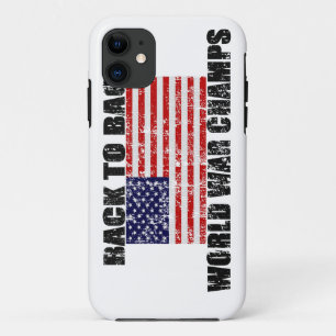 Coque Case-Mate Pour iPhone Les Champs de la Guerre Mondiale Distressed US Dra
