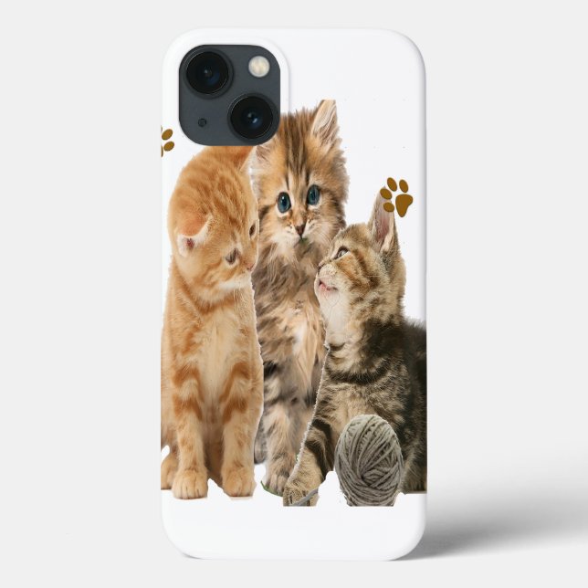 Coques Case-Mate iPhone Les chatons en jeu (Verso)