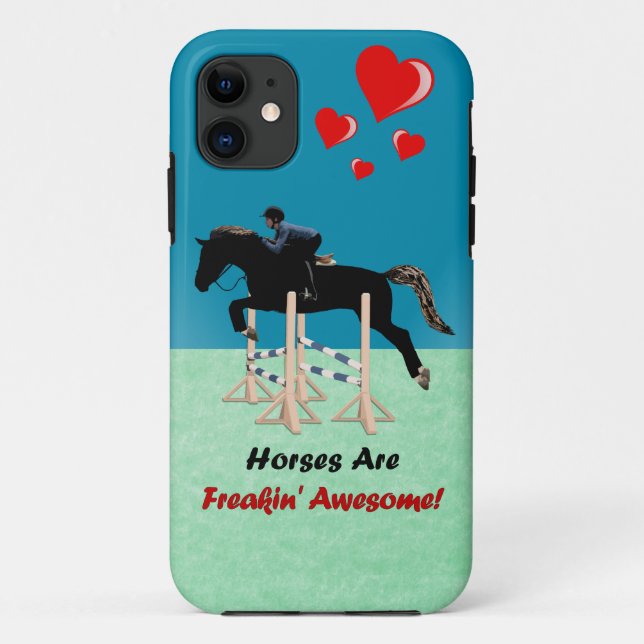 Coques Case-Mate iPhone Les chevaux mignons sont Freakin impressionnant (Dos)