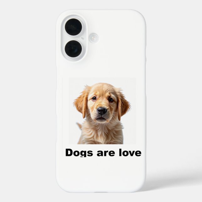 Coques Case-Mate iPhone Les chiens sont Amoureux ! (Verso)