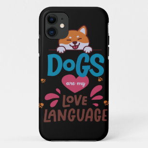 Case-Mate iPhone Case Les Chiens Sont Ma Langue D'Amour