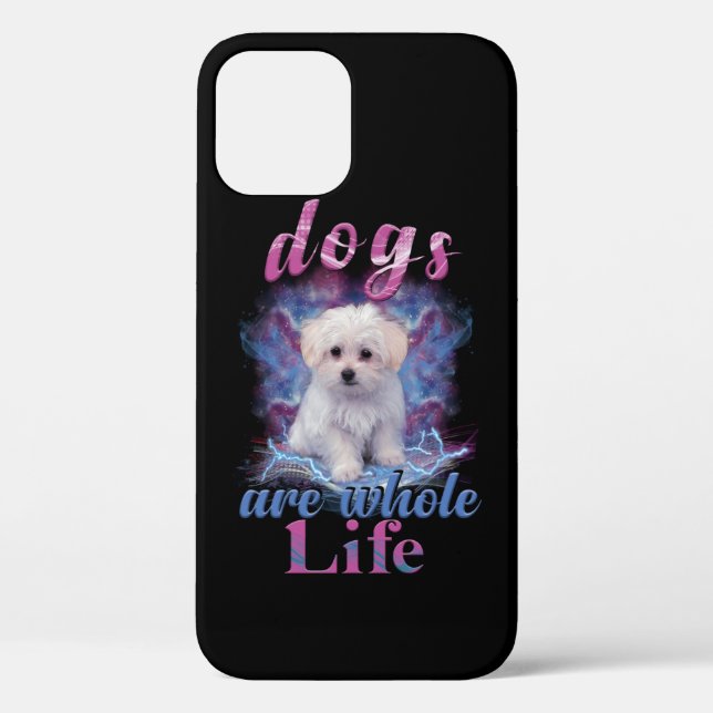 Coques Case-Mate iPhone Les Chiens Sont Toute La Vie (Verso)