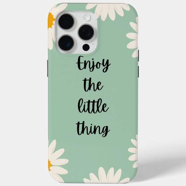Coques Case-Mate iPhone Les citations positives profitent de Little thing (Verso)