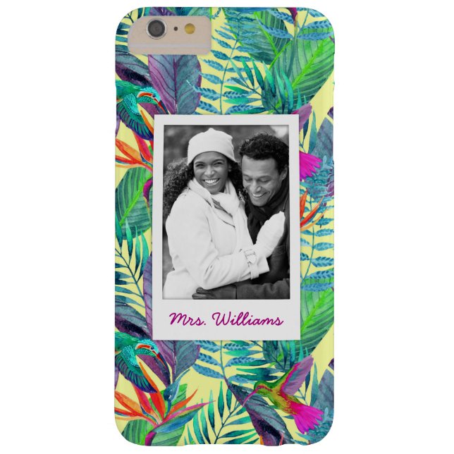 Coques Case-Mate iPhone Les colibris dans la jungle | ajoutent votre photo (Dos)