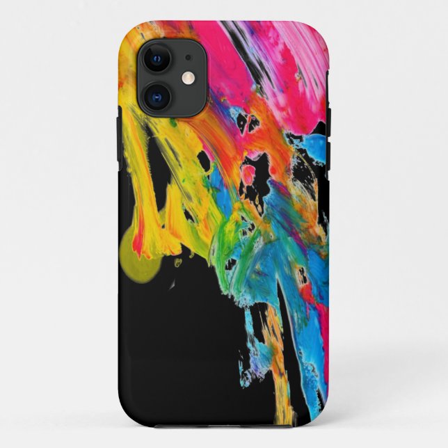 Coques Case-Mate iPhone les couleurs de couleur d'éclaboussure de peinture (Dos)