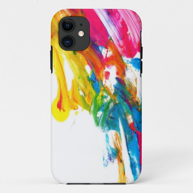 Coques Case-Mate iPhone les couleurs de couleur d'éclaboussure de peinture (Dos)