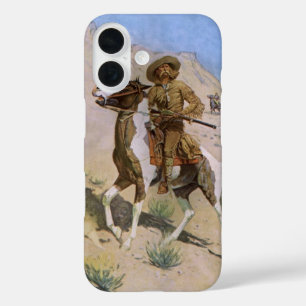 Coques iPhone 16 Les cow-boys militaires vintages, le scout de Remi