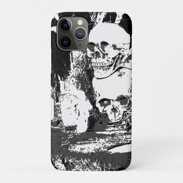 Coques Case-Mate iPhone Les crânes l'emportent - Conception Halloween (Dos)