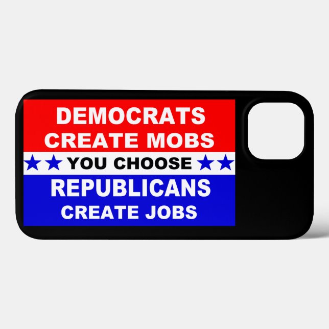 Coques Case-Mate iPhone Les Démocrates créent des mobilisations (Verso (horizontal))