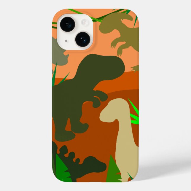 Coques Case-Mate iPhone Les dinosaures dans la nature (Verso)