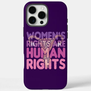 Coque iPhone 16 Pro Max Les droits de la femme sont des droits de l'homme