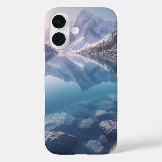 Coques Case-Mate iPhone Les eaux cristallines de Glacier's Edge (Verso)