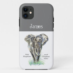 Case-Mate iPhone Case Les éléphants seuls ont besoin de défenses des élé