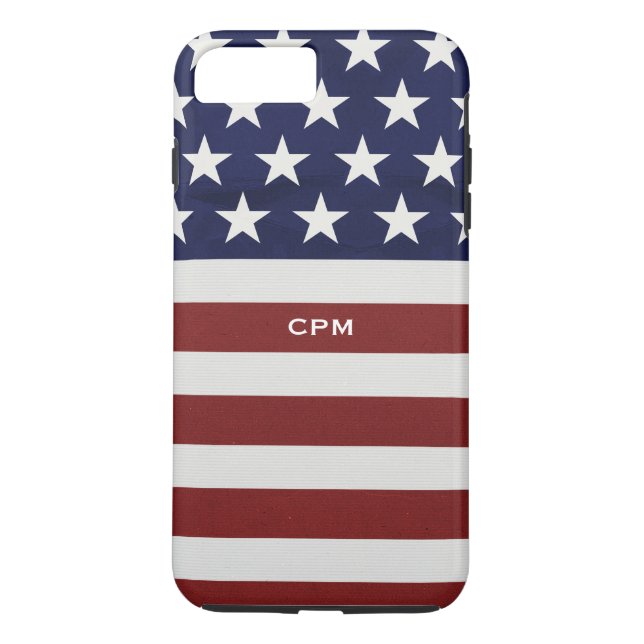 Coques Case-Mate iPhone Les Etats-Unis drapeau américain coutume (Dos)