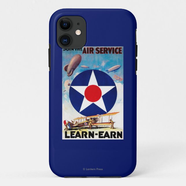 Coques Case-Mate iPhone LES Etats-Unis - Joignez le service aérien (Dos)