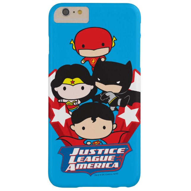 Coques Case-Mate iPhone Les étoiles de la Chibi Justice League of America (Dos)