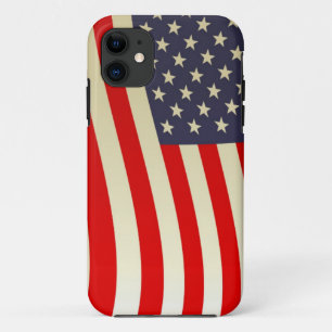 Case-Mate iPhone Case Les étoiles du drapeau américain frappent les trou