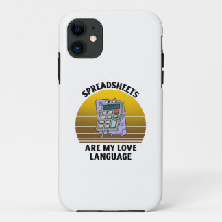 Case-Mate iPhone Case Les feuilles de calcul sont ma langue d'amour