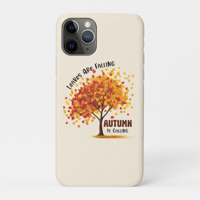 Coques Case-Mate iPhone Les feuilles Tournent, L'Automne Appelle - Chaud A (Dos)