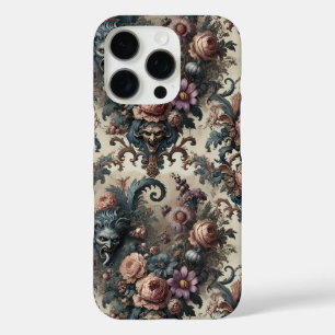 Coque iPhone 16 Pro Les Fiends Formelles - Design Floral Gothique