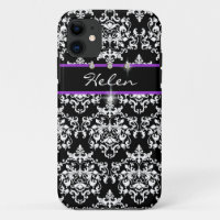 Les filles noires violettes nomment moderne
