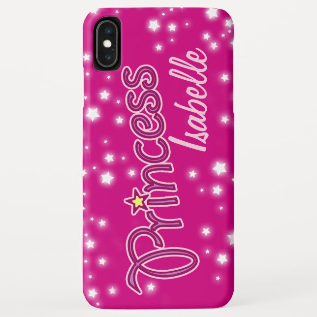 Coques Case-Mate iPhone Les filles nommées princesse star graphique (Dos)