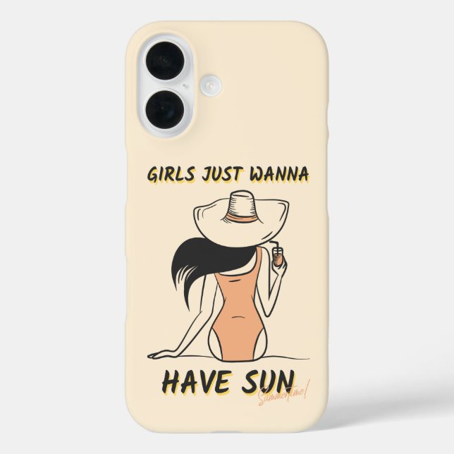 Coques Case-Mate iPhone Les Filles Veulent Juste Avoir du Soleil – Vacance (Verso)