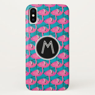 Coque Case-Mate iPhone Les Flamants roses au néon   ajoutent votre