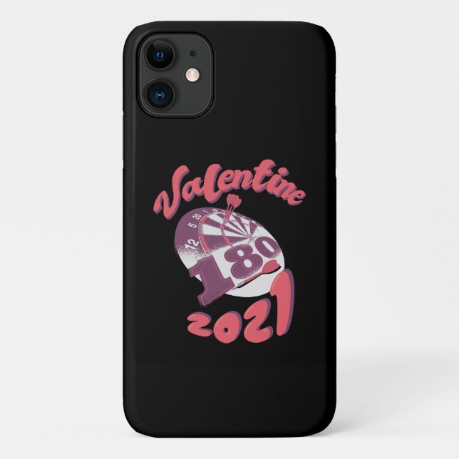 Coques Case-Mate iPhone Les fléchettes sont ma Saint-Valentin 2021 (Dos)