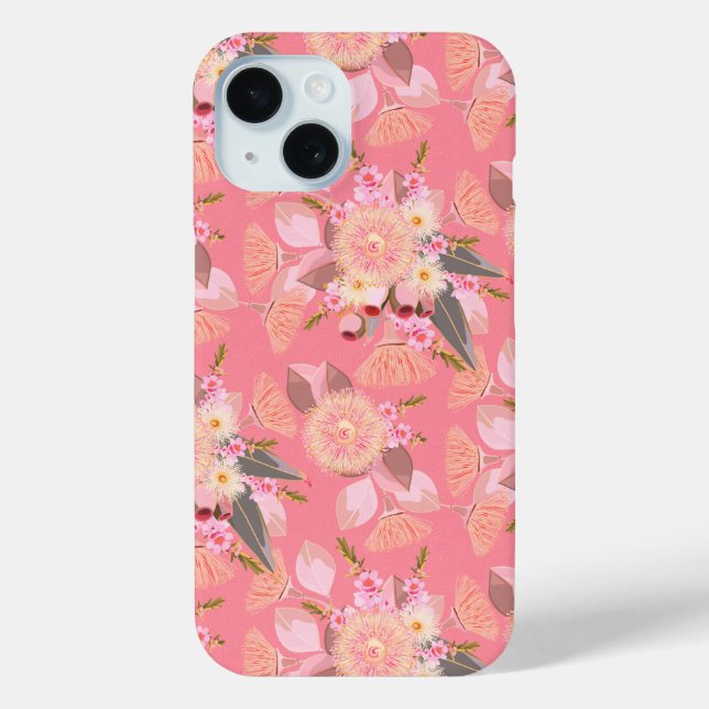 Coques Case-Mate iPhone Les fleurs australiennes d'Eucalyptus (Verso)