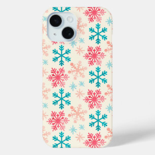 Coque Case-Mate iPhone Les flocons de neige multiples à Noël ivoire
