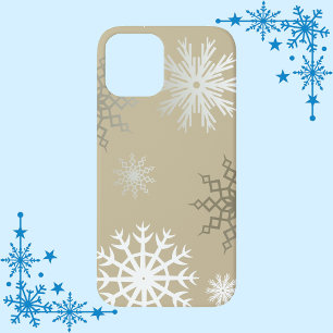 Case-Mate iPhone Case Les flocons de neige sur le beige